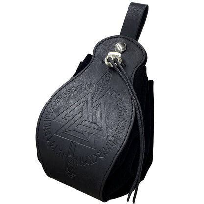 Unisex RPG Faux Leather Dice Tray Drawstring Pouch Set 5-Piece Gaming Essentials