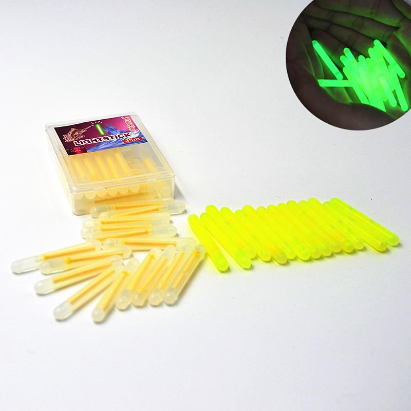 FISH KING 150 Set Luminous Fishing Floats 4.5*39mm Optimal Night Visibility 35m