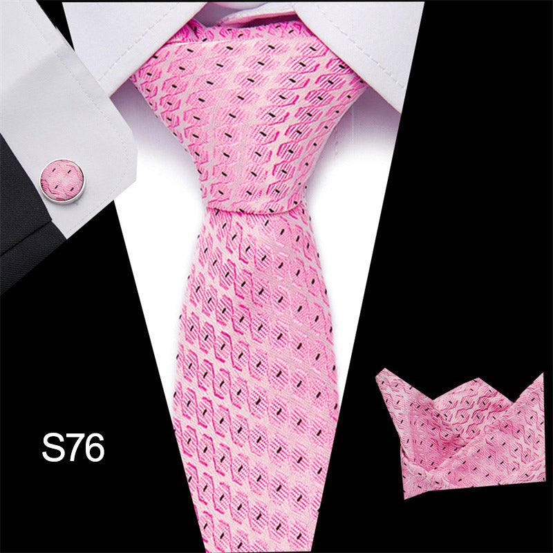Men's 3pc Tie Set Suit Accessory 53 Options Elegant Designs Smart Business