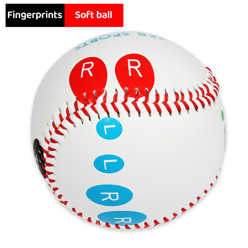 9-inch Professional Standard Training Baseball Durable PVC Outer Enhanced Grip