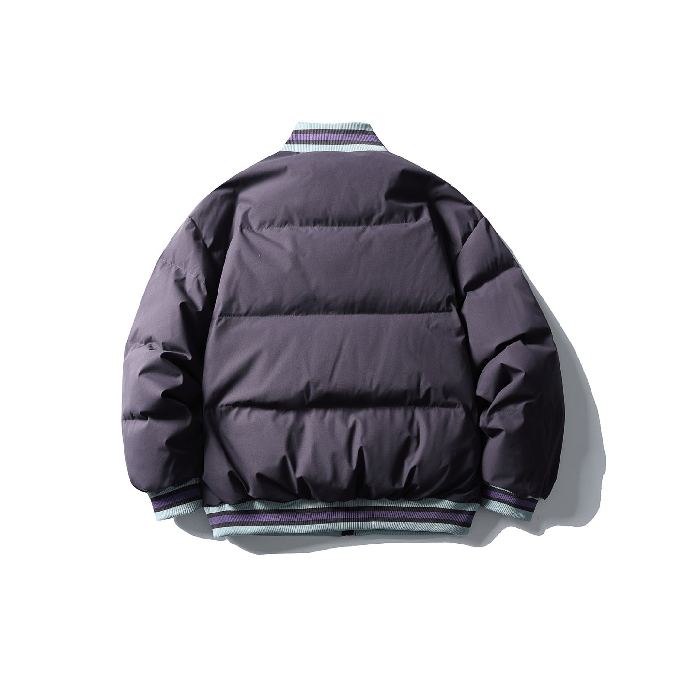 Men's Insulated Winter Jacket Casual Zip-Up Warm Outerwear with Loose Fit Design