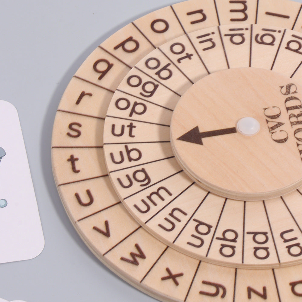English Spelling Phonics Game Montessori Vowel Recognition Educational Play Kit