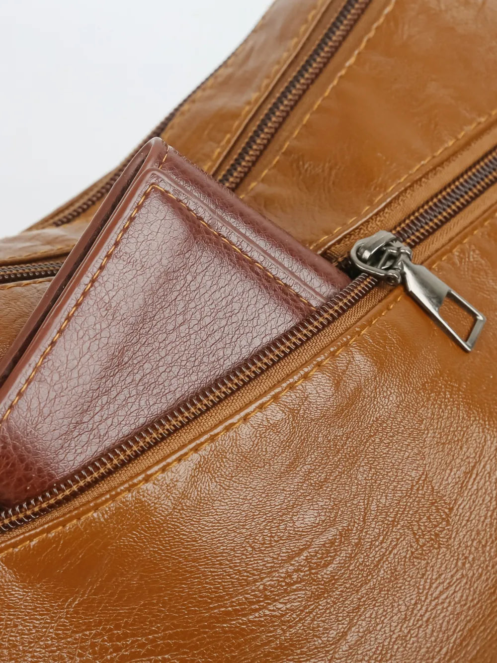 Faux Leather Adjustable Strap Shoulder Bag Medium Size Multiple Colours