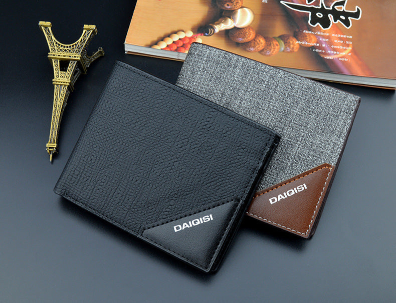 Men's Leather Men Wallet Slim RFID Blocking Credit Card Holder Secure Storage
