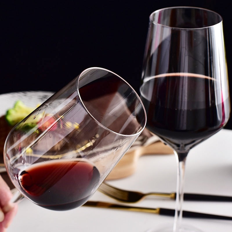 1500ml U Shape Crystal Wine Decanter Hand Blown Glass Set Includes 4 Glasses