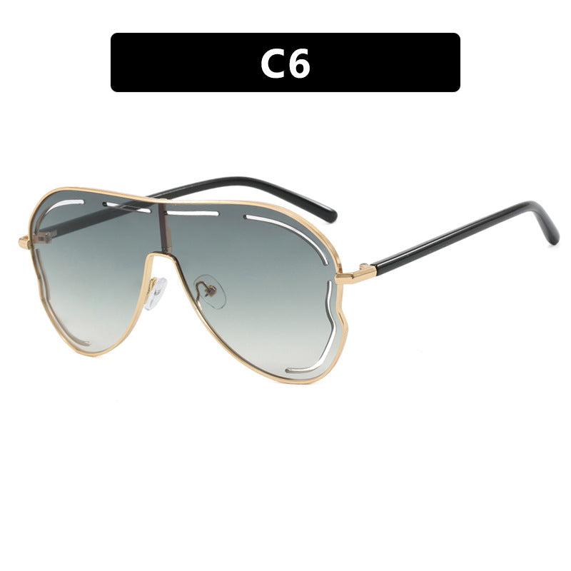 Large Frame Toad Mirror Sunglasses UV400 Protection Unisex Stylish Outdoor Wear