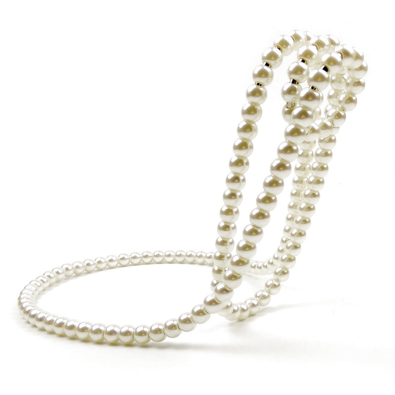 Pearl Wine Rack Elegant Holder for Champagne White Decor Home Decoration