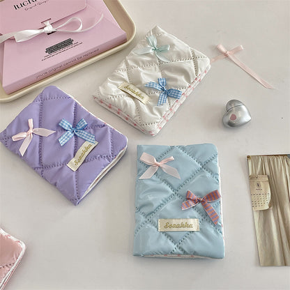 Bow Shaped Passport and Card Holder - Secure Travel Document Organizer Wallet