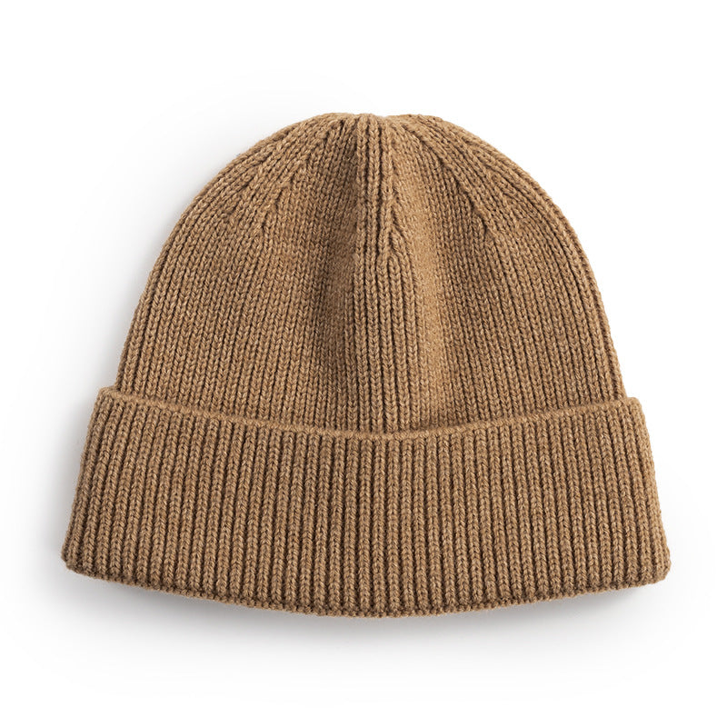 Men's Winter Wool Blend Knitted Beanie Thermal Warm Windproof Head Accessory
