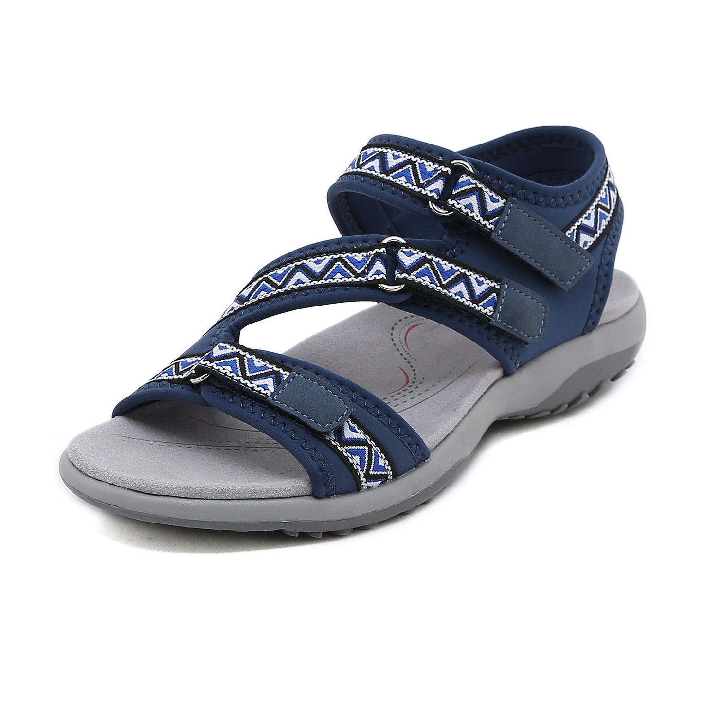 Womens Velcro Sports Sandals Summer Breathable TPR Sole Lightweight Size 35–42