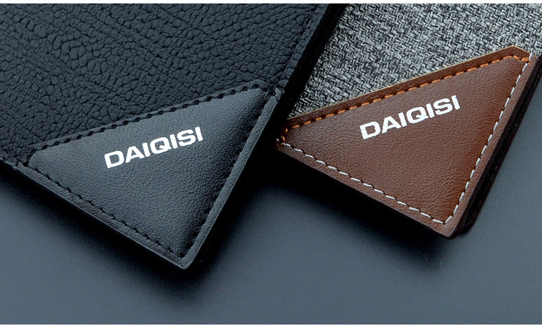 Men's Leather Men Wallet Slim RFID Blocking Credit Card Holder Secure Storage