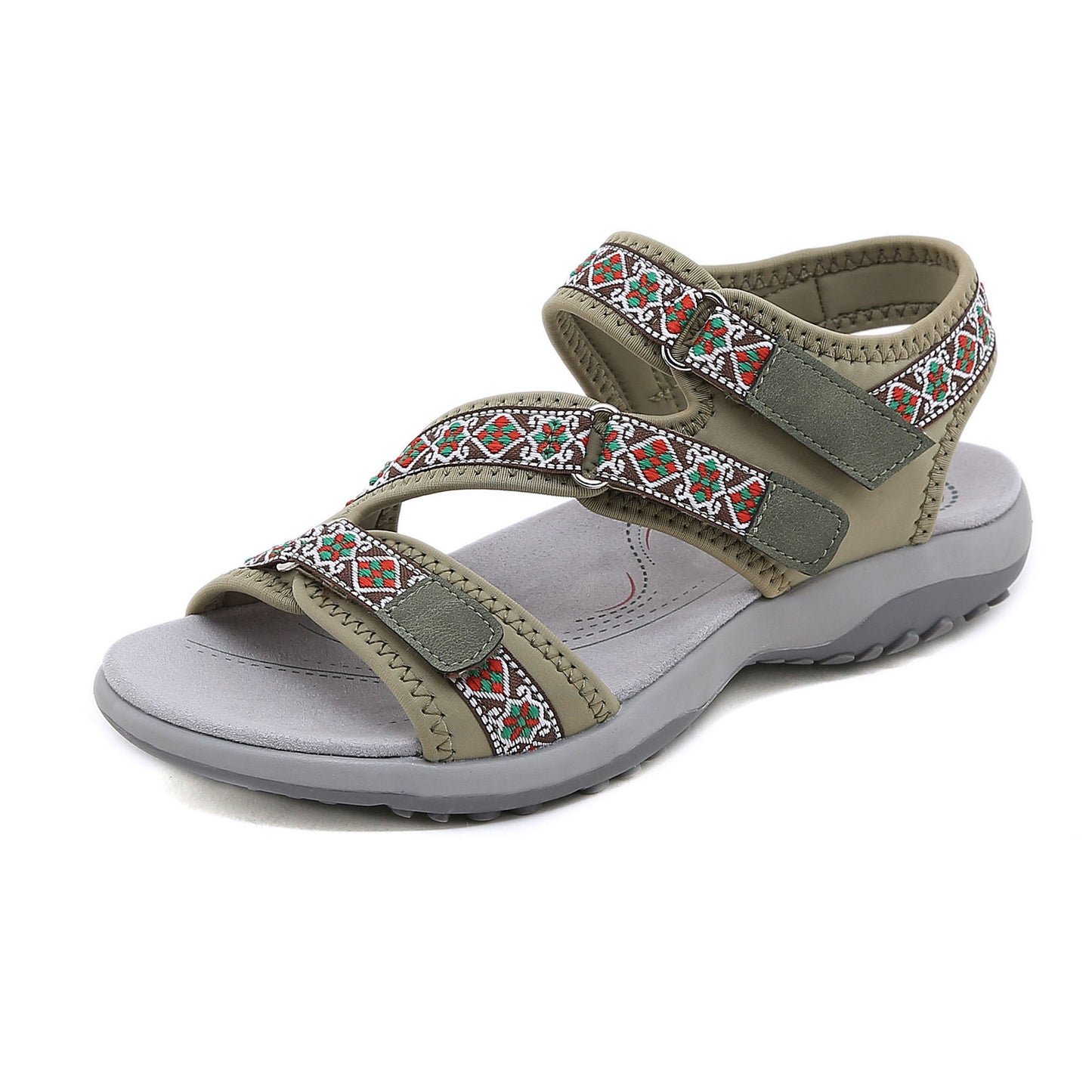 Womens Velcro Sports Sandals Summer Breathable TPR Sole Lightweight Size 35–42