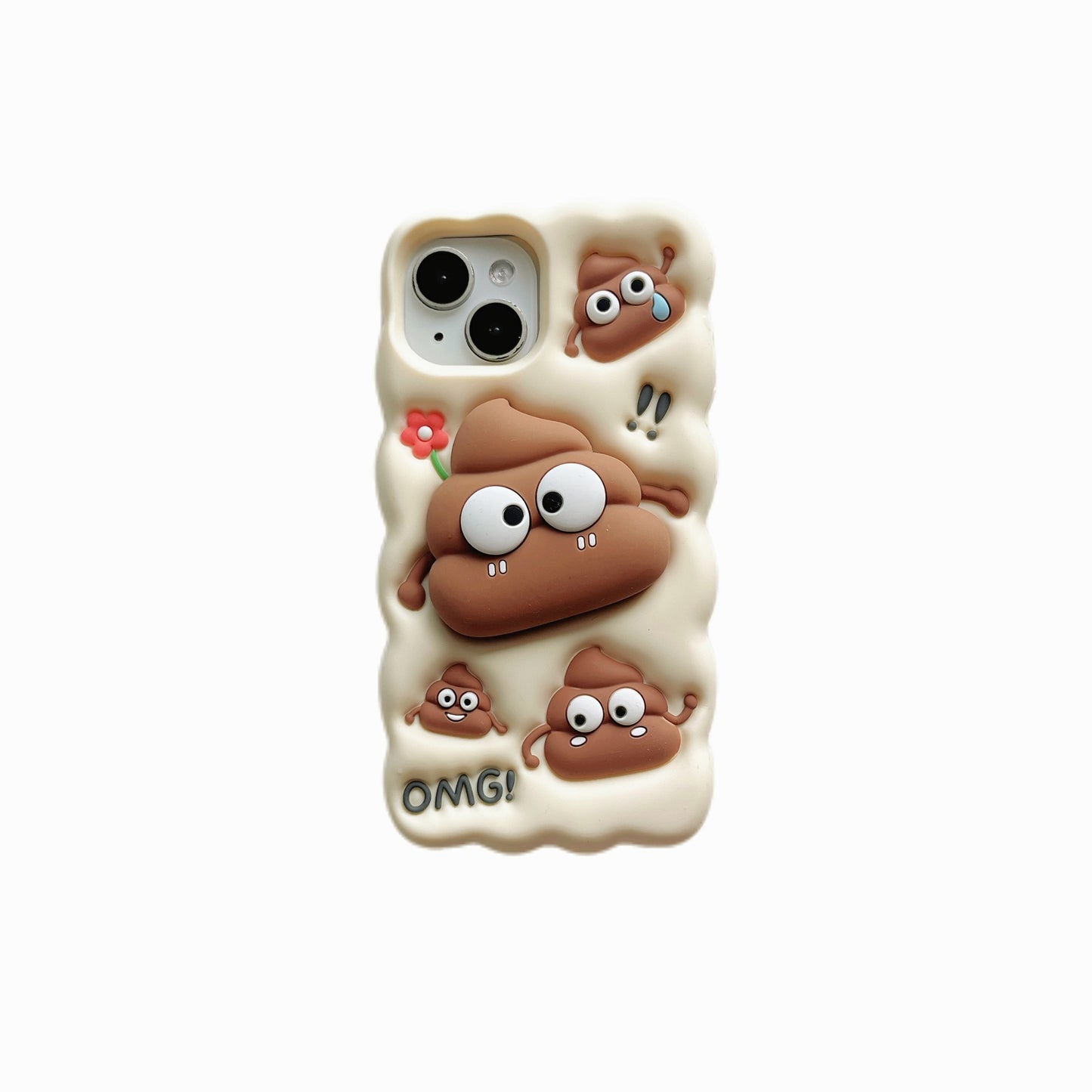 Cartoon Shockproof Silicone Case For iPhone 17 16 15 14 13 12 11 Pro Max Protection
