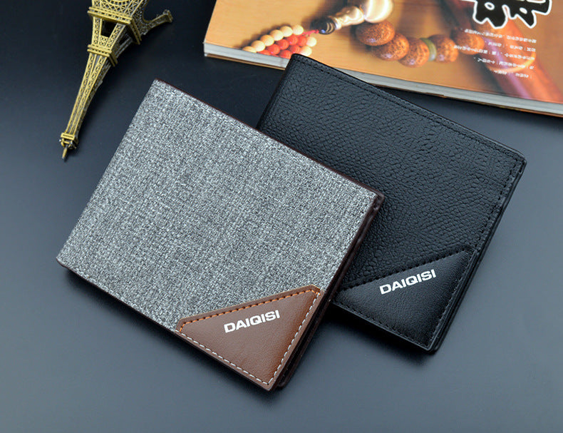Men's Leather Men Wallet Slim RFID Blocking Credit Card Holder Secure Storage