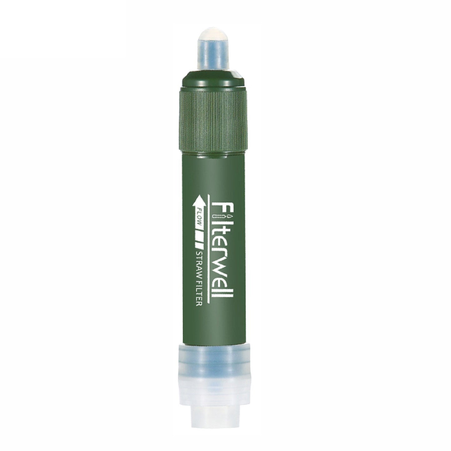 4000L Water Purification Filtration Portable Camping Filter Straw 480ml Bag Survival Kit