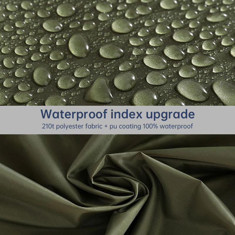 Unisex Lightweight Waterproof Hooded Rain Poncho for Hiking Fishing Climbing