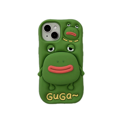 Cartoon Shockproof Silicone Case For iPhone 17 16 15 14 13 12 11 Pro Max Protection