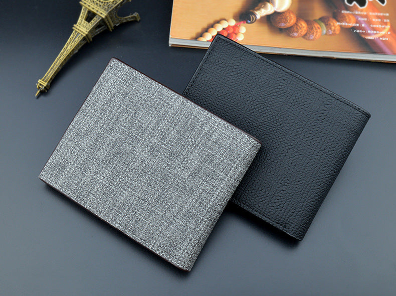 Men's Leather Men Wallet Slim RFID Blocking Credit Card Holder Secure Storage