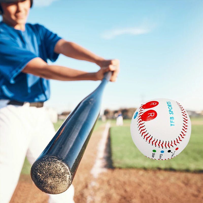 9-inch Professional Standard Training Baseball Durable PVC Outer Enhanced Grip