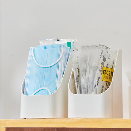 Plastic Storage Box For Desktop And Refrigerator Open Front 2l 13x10x16cm