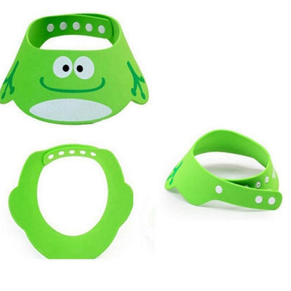 Adjustable Toddler Bath Cap, Baby Shower Shampoo Shield, Water Protection Hat