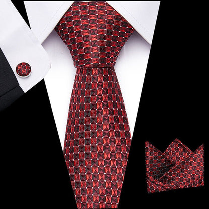 Men's 3pc Tie Set Suit Accessory 53 Options Elegant Designs Smart Business