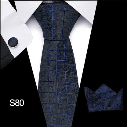 Men's 3pc Tie Set Suit Accessory 53 Options Elegant Designs Smart Business