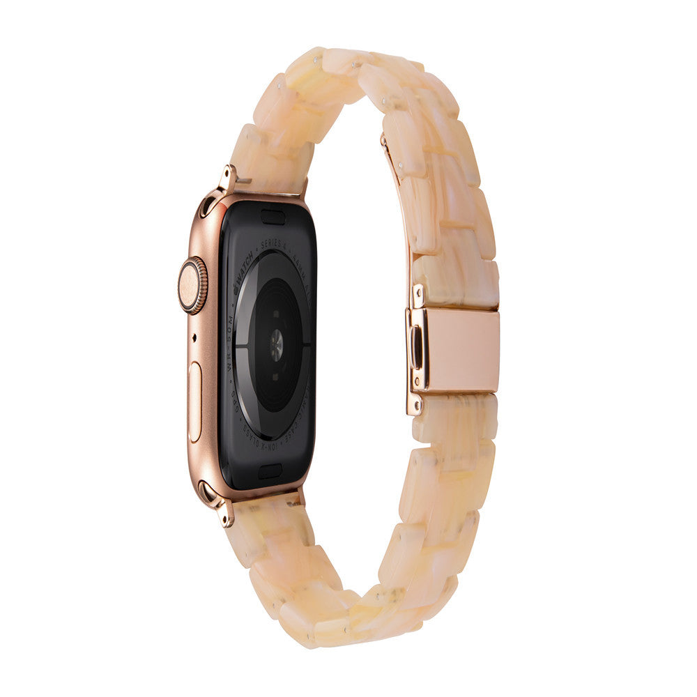 Resin Strap for Apple Watch Series 7 6 5 4 3 38/40mm 42/44mm 18 Colours Trend