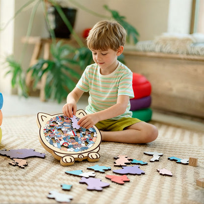 Morandi Cat 135 Piece Puzzle Brain Training Family Interaction Game Gift