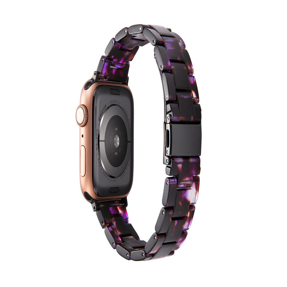 Resin Strap for Apple Watch Series 7 6 5 4 3 38/40mm 42/44mm 18 Colours Trend