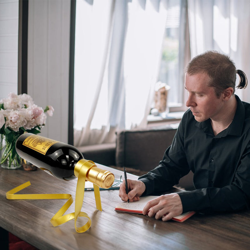 Wall Mounted Metal Wine Rack Display Organizer Ample Bottle Storage Capacity