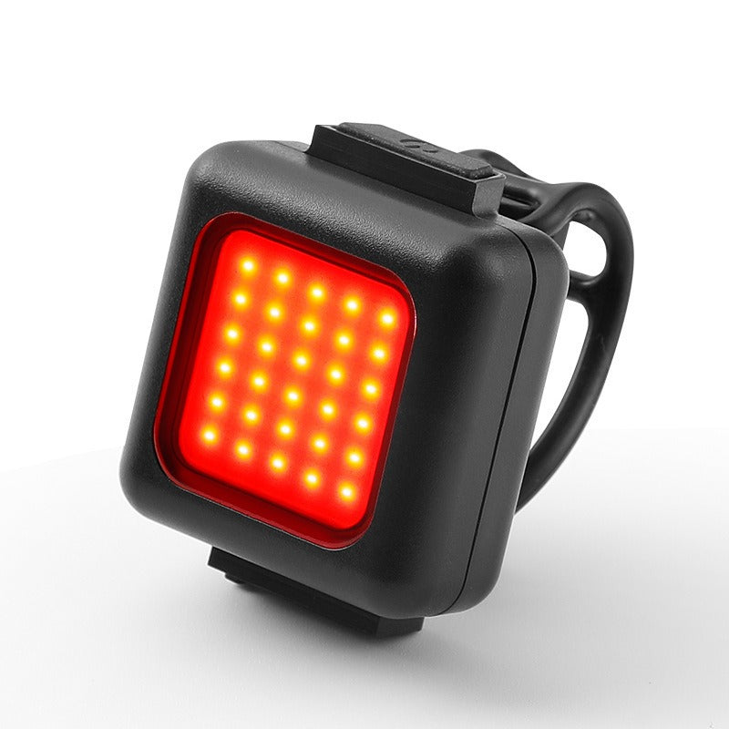 USB Rechargeable Bicycle Headlight Taillight Set LED Waterproof Bright Safety