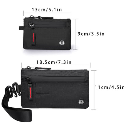 X-PAC Compact Travel Wallet RFID Secure Keychain Anti-Theft Protection Wallet