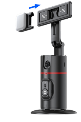 360° Auto Face Tracking Phone Stand Holder Gimbal Stabilizer Wireless Remote Control