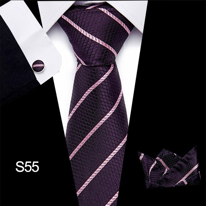 Men's 3pc Tie Set Suit Accessory 53 Options Elegant Designs Smart Business