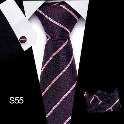 Men's 3pc Tie Set Suit Accessory 53 Options Elegant Designs Smart Business