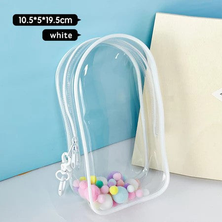 Storage Bag For Labubu Figure 17cm Transparent Thick Durable Weather Resistant