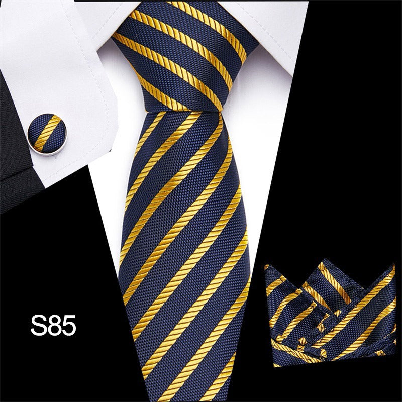 Men's 3pc Tie Set Suit Accessory 53 Options Elegant Designs Smart Business