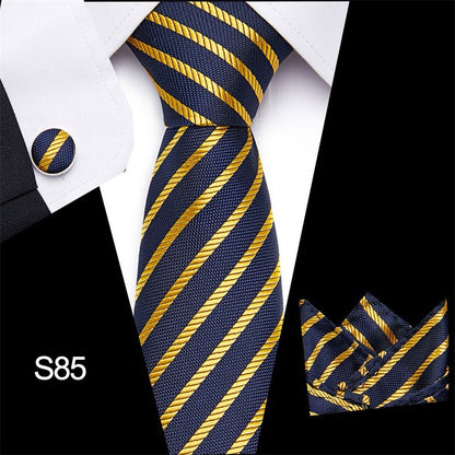 Men's 3pc Tie Set Suit Accessory 53 Options Elegant Designs Smart Business