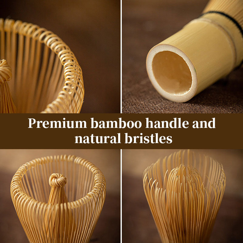 Traditional Japanese Bamboo Matcha Whisk Chasen for Tea Ceremony Preparation
