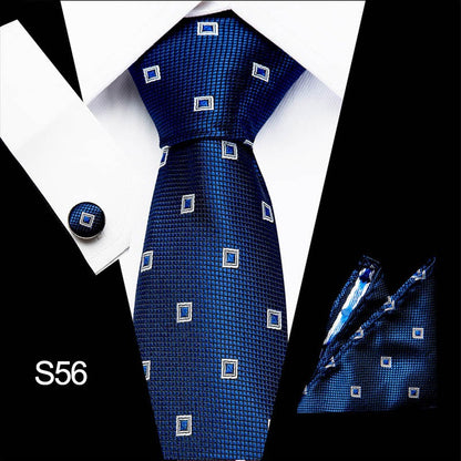 Men's 3pc Tie Set Suit Accessory 53 Options Elegant Designs Smart Business