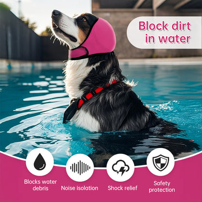 Waterproof Dog Ear Muffs for Noise Reduction, Swimming, Grooming, Anxiety Relief