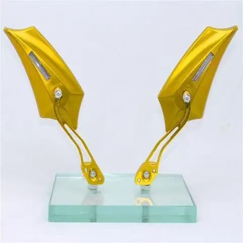 Electric Vehicle Motorcycle Aluminum Alloy 8mm Thread Rearview Mirror Bundle
