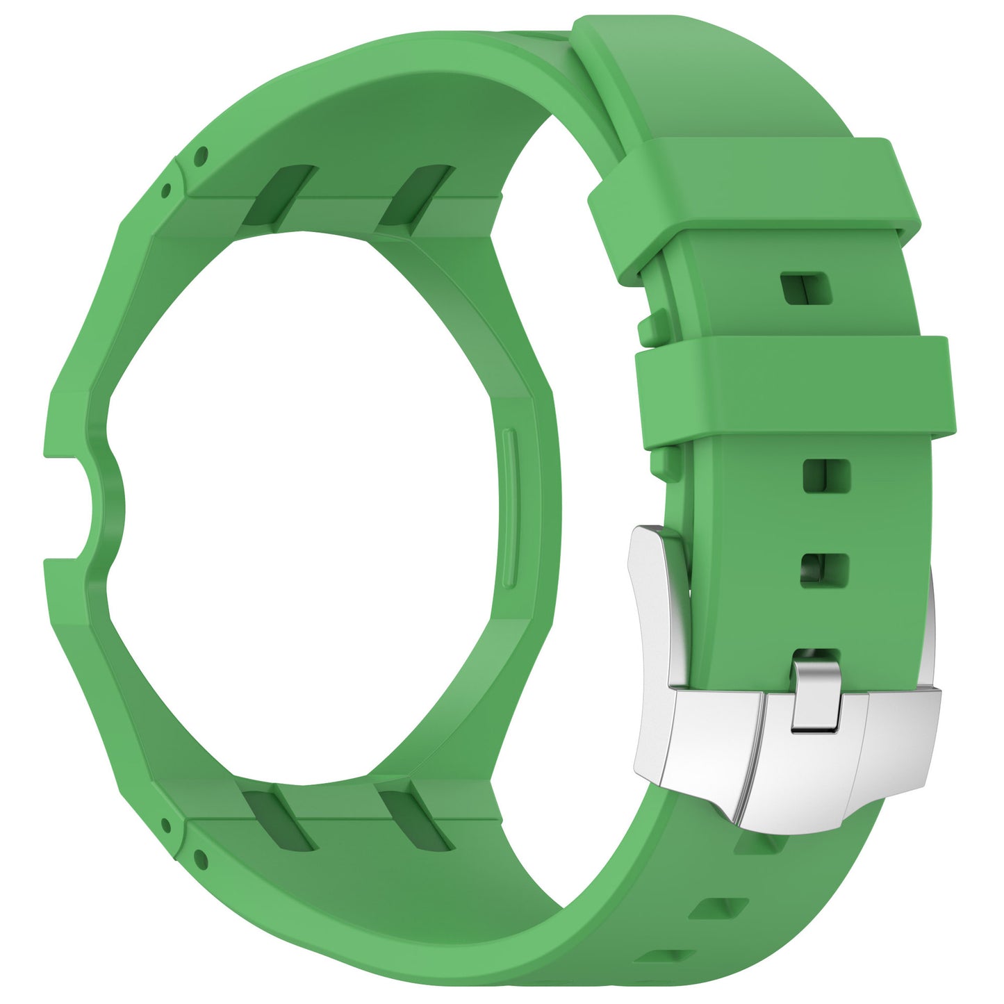 Fits AP X Swatch Royal Pop 20mm Silicone Strap Pin Buckle Octagonal Multi Holes