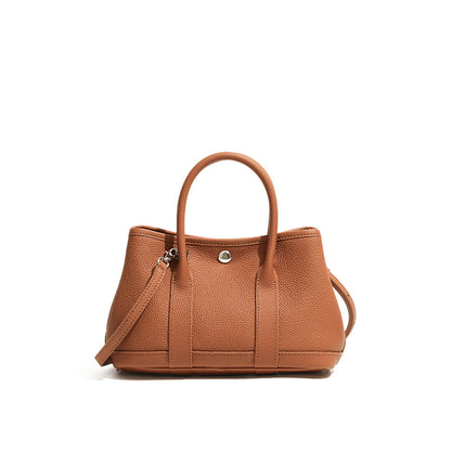 Women's Premium Top Grain Leather Crossbody Bag Horizontal Refined Silhouette