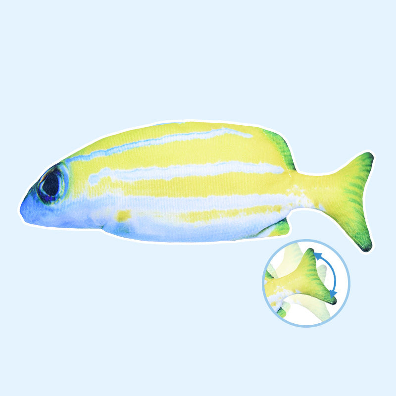 Electric Jumping Fish Cat Toy Simulating Real Movement Light Sound Toys Cats