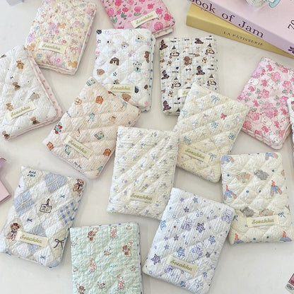 Cartoon Embossed Passport Holder with Secure Travel Card and Document Storage