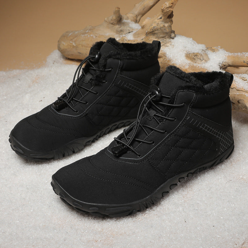 Men's & Women's Mid-Cut Non-Slip Hiking Shoes Warm Cotton Cold-Resistant Outdoor