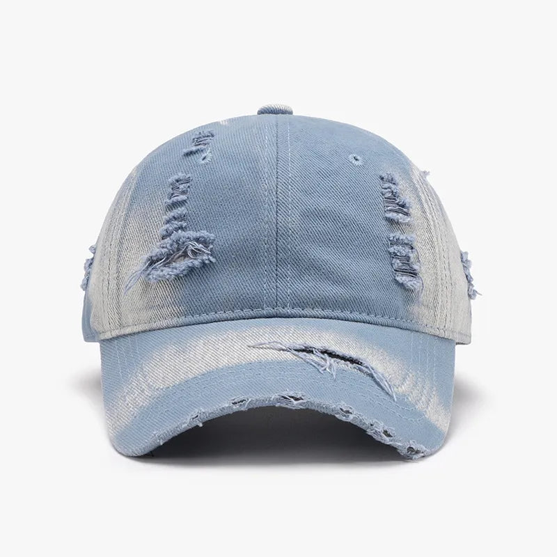 Vintage Casual Sports Distressed Cotton Baseball Cap Outdoor Sun Protection Hat