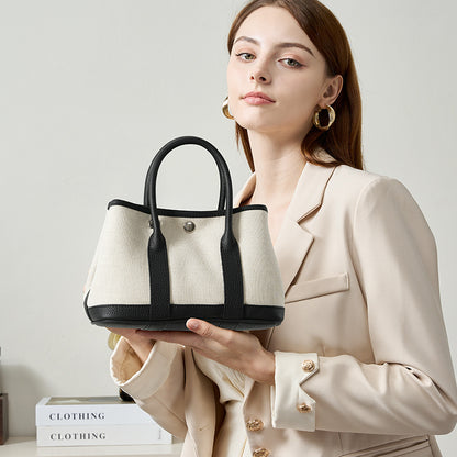 Women's Premium Top Grain Leather Crossbody Bag Horizontal Refined Silhouette